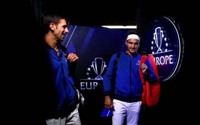 【速報】フェデラー／ジョコビッチ 夢のダブルスは敗れる。ジョコがフェデラーにボールぶつけるハプニングも[レーバー・カップ]