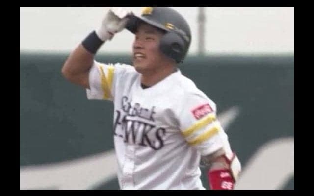 “ポスト松田”候補　ホークスのドラ3増田、2軍で公式戦初先発初打席初安打