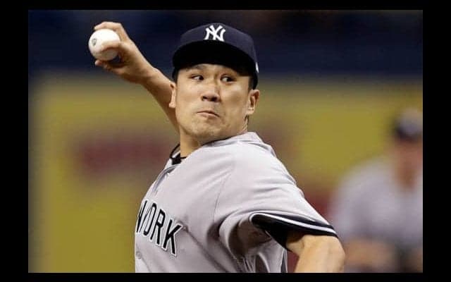 【MLB】田中将大、5回途中4失点で敵地初黒星の6敗目　今季は12勝6敗、防御率3.75