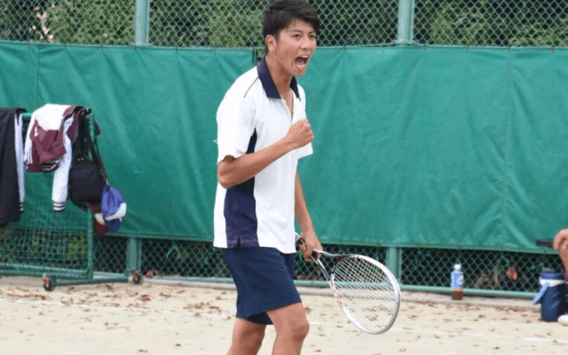 【ソフトテニス部男子】　１勝２敗で秋季リーグ戦スタート