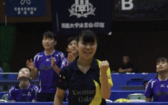 【卓球部】 女子は同大に大金星！男子は関西連覇確定！