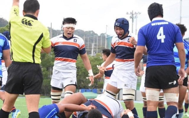 【ラグビー部】 ジュニアリーグ開幕戦は５点差で摂南大に勝利