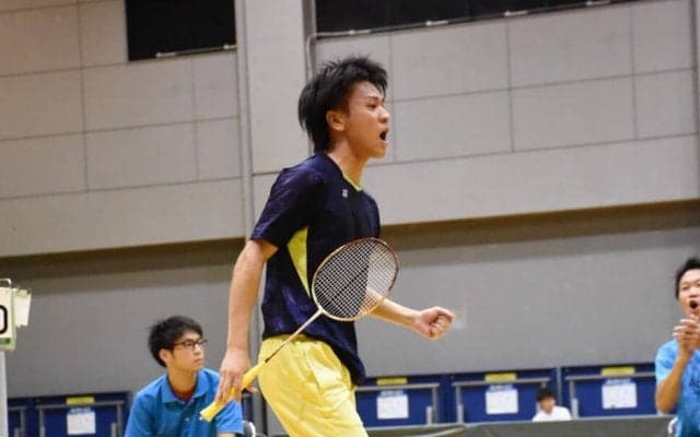 【バドミントン部】 男子シングルスで北里が西日本準Ｖ！