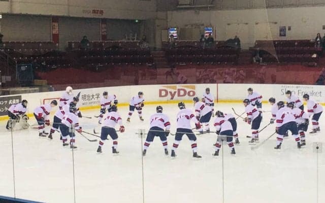 【アイスホッケー】第３ピリオドに崩れ、６位で大会を終える　ｖｓ法政大
