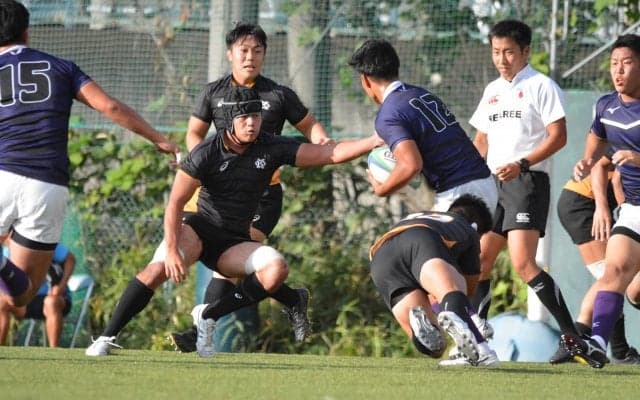 【ラグビー】進化したタックル炸裂！粘りのディフェンスで明大から白星／関東大学ジュニア選手権ＶＳ明大Ｊｒ．   
