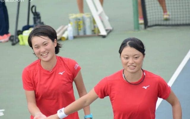 【テニス（女子）】押野、西田の最終戦　勝利で飾り後輩に夢託す／関東学生テニスリーグ　明大戦
