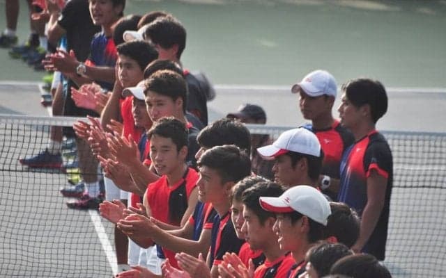 【テニス（男子）】あと一歩まで迫った早慶戦　王座でのリベンジ誓う／関東学生テニスリーグ　早大戦