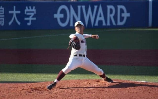 小島和哉の2試合連続完封で東大に先勝。プロ志望届提出も「最後まで早稲田のエースとして」【東京六大学野球－早稲田大vs東京大 1回戦】