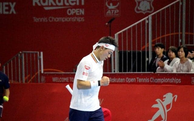 錦織「最初はなかなか楽しめませんでした」。同胞 杉田を破り2回戦進出[楽天ジャパンオープン]