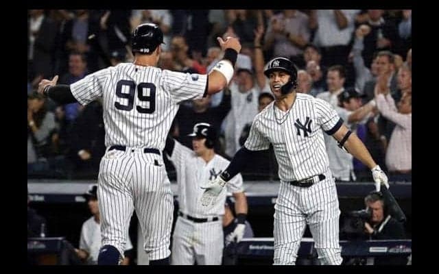 【MLB WCゲーム】ヤンキースが2年連続地区S進出！　ア軍を圧倒　ジャッジ＆スタントンが特大弾