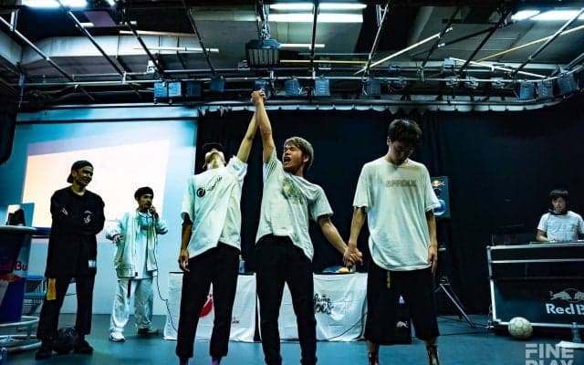 フリースタイルフットボール「Vibes Kings vol.３」でAmaが優勝