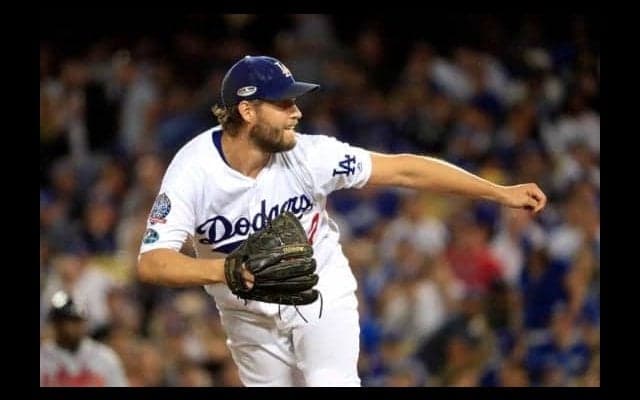【MLB 地区シリーズ】ドジャース連勝で突破へ王手！　カーショーが圧巻8回2安打無失点の快投