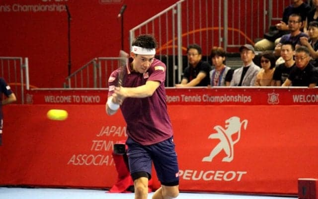 【速報】錦織が第1セット先取。苦手のガスケとの準決勝、ハードコートで初勝利なるか[楽天ジャパンオープン]