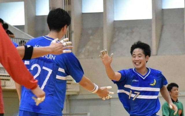 【ハンドボール部男子】 天理大に勝利し、インカレ出場権獲得！