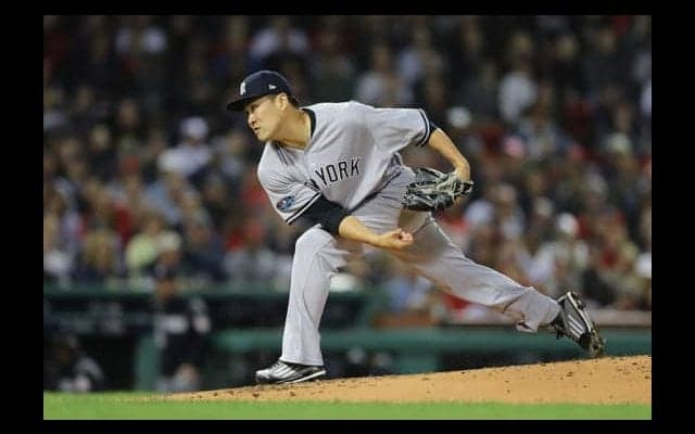 【MLB 地区シリーズ】田中将大、4回にソロ被弾　ボガーツに一発浴びるも最少失点で2点リード守る