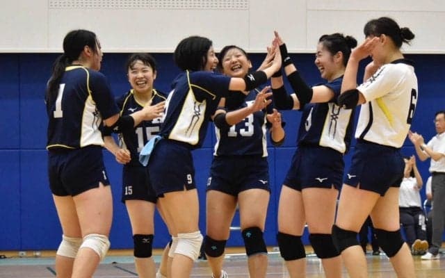 【バレーボール部女子】 格上帝塚山大相手に敗北も、手応えあり