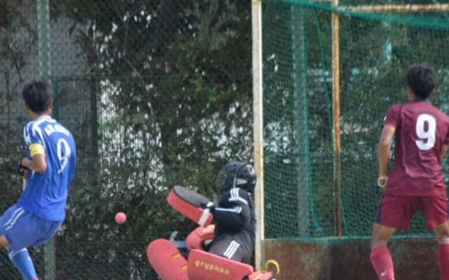 【陸上ホッケー部男子】　開幕戦は痛い引き分け