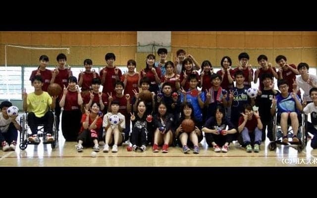 和泉キャンパスでパラ競技体験イベントが開催される　40人が楽しみながら学ぶ