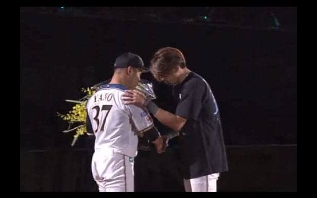 ハム矢野、引退スピーチ全文「最高の仲間に出会え、幸せ者でした」