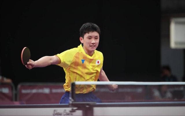 【卓球】張本全試合ストレート勝利で決勝T進出＜ユース五輪2018 男子2日目の結果＞