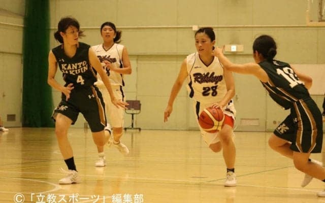 【女子バスケットボール部】関東学大初戦、余裕の勝利！ チーム全員でつかんだ勝利！
