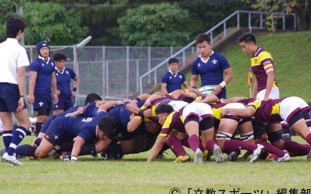 【ラグビー部】点差つけ勝利するも悔しさ残る試合