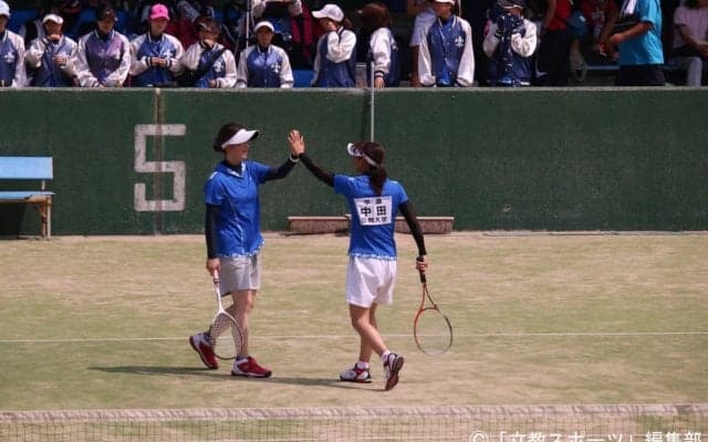 【ソフトテニス部女子】『データでも魅せる“最強の４年生”』　やはり小林成美は最強の後衛だった。同期内トプの通算勝率.674で、関東、東日本は勝率７割超え！！