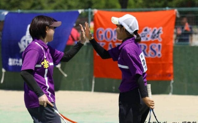 【ソフトテニス部女子】『データでも魅せる“最強の４年生”』　加藤幸奈、際立つ適応能力の高さ！組んだペア数は同期最多の「13」