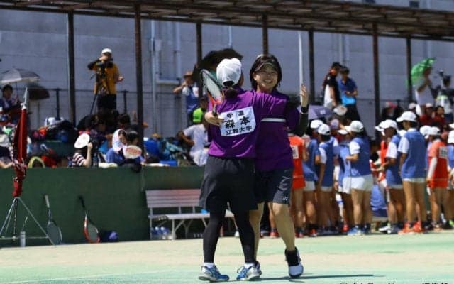 【ソフトテニス部女子】『さよなら、“最強の４年生”』　チームの大黒柱であり、姉貴分。インカレで輝き放った加藤幸奈の人間性に…VIVA！