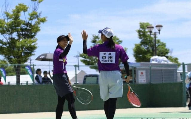 【ソフトテニス部女子】『さよなら、“最強の４年生”』　泉田歩聖は、団体で運命のＷ前衛！　集大成を運命のペアで飾った。