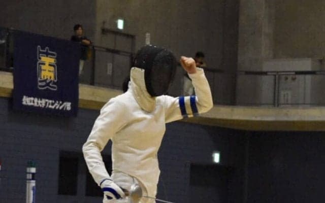 【フェンシング部】 女子エペ個人で桑田が惜しくも４位
