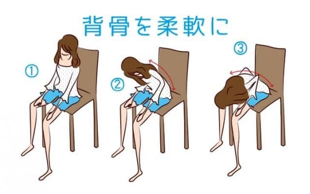 背骨のストレッチで腰痛・肩こりの予防も