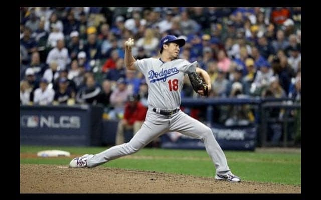 【MLB】前田健太は1回無失点も…ド軍はカーショーKOでリーグ優勝決定S初戦落とす