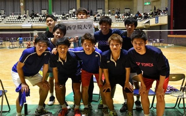 【バドミントン部男子】インカレ団体戦２年連続ベスト８