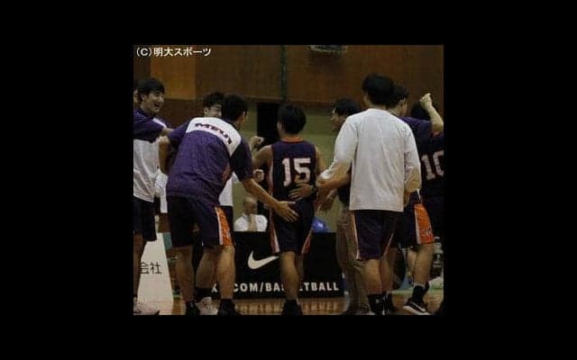 中大に辛勝　トーナメントの雪辱果たす／関東大学１部リーグ戦