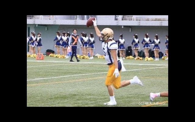 中大に大差つけ２試合連続の完封勝利／秋季リーグ戦