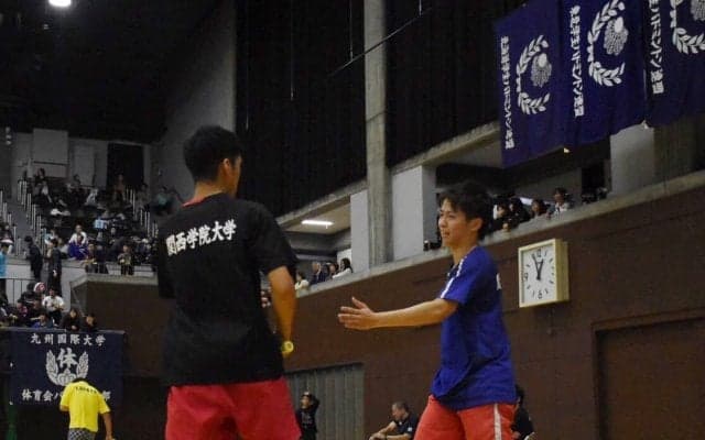 【バドミントン部男子】 全日本個人、ダブルスで竹内・鍵谷ペアが４回戦進出！