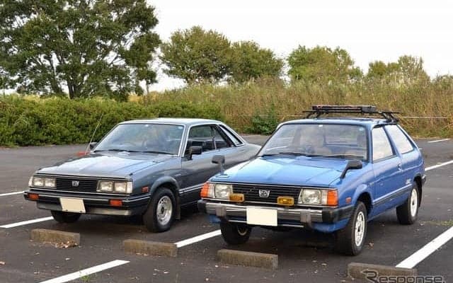 スバル レオーネ が渡良瀬遊水地に集まる…オーナーズクラブ・ミーティング開催