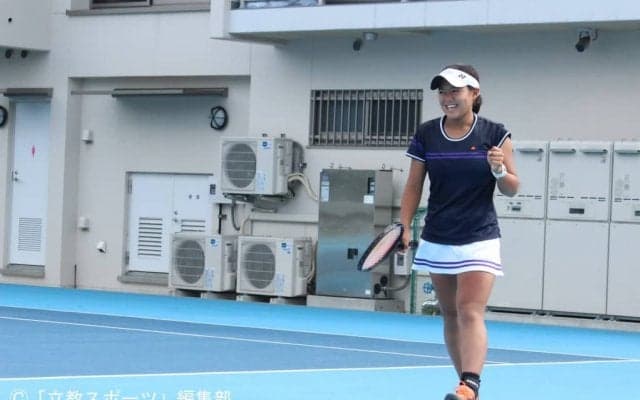 【テニス部女子】全勝優勝ならず。 若手が魅せた力