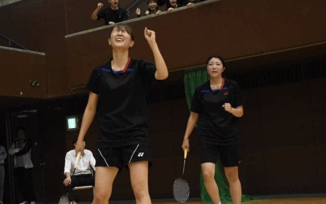 【バドミントン部女子】 結城・佐々木ペアが全日本総合に出場決定！