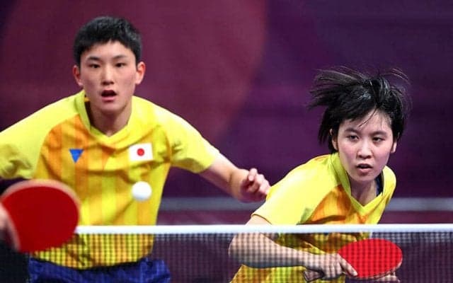 張本・平野チーム 1回戦・準々決勝を快勝！ベスト4進出＜卓球・ユース五輪 混合団体＞