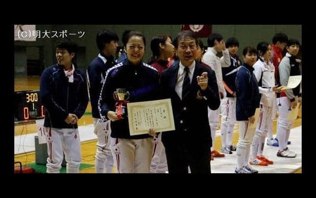 女子エペ　上田がラスト６秒から逆転優勝／関東学生選手権
