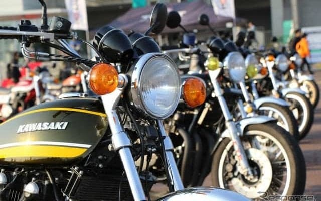 カワサキZミーティング、新旧モデルが集合…初代Z1から新型Z900RSまで　11月4日
