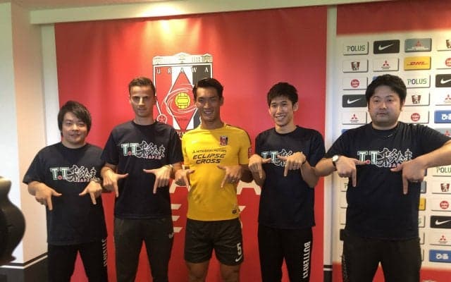 【卓球・Tリーグ】T.T彩たまが浦和レッズを訪問　サッカー日本代表・槙野が伝授したリーグの盛り上げ方とは