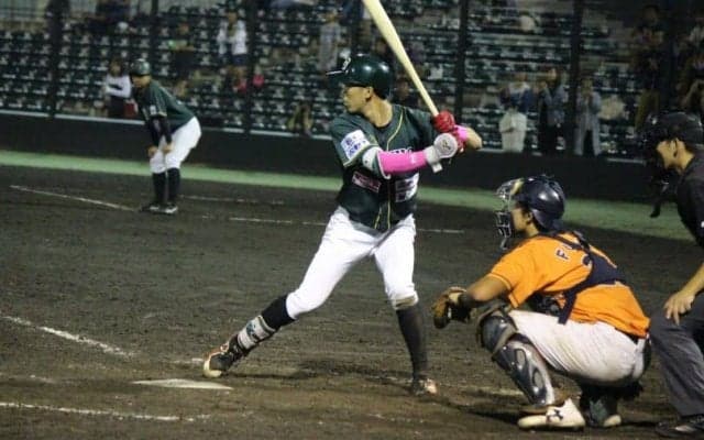 走攻守三拍子揃った超攻撃的2番打者　妹尾克哉（香川オリーブガイナーズ）
