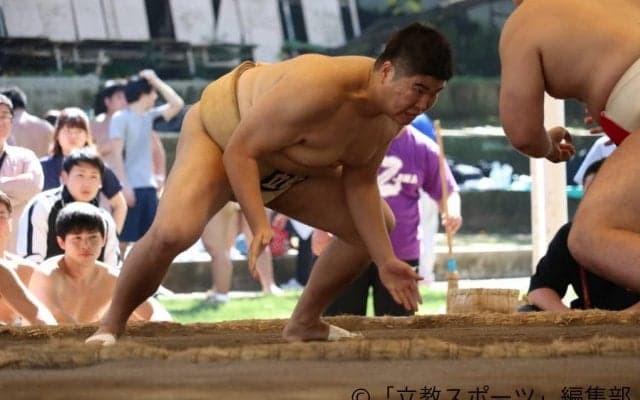 【相撲部】横田最後のリーグ戦　頼れる助っ人大集合！