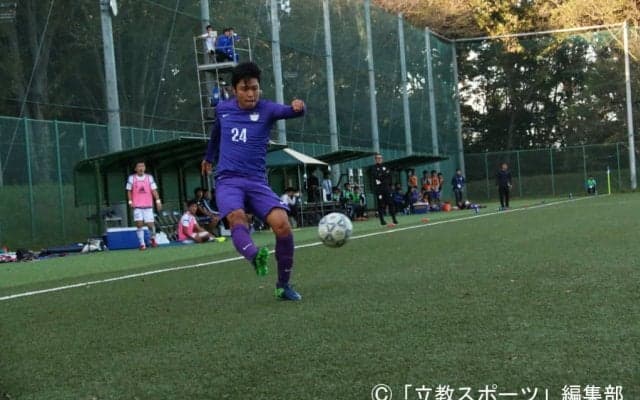 【サッカー部】＜原大知の関東楽戦記⑨＞ ３、４位直接対決は日体大に軍配…原大は84分から出場／関東２部第17節