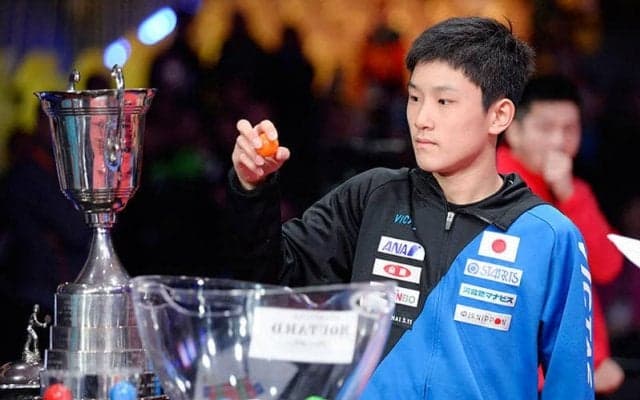 卓球・W杯 ドロー決定 張本智和 オフチャロフ、ボルと同じ山 中国2選手とは別の山に