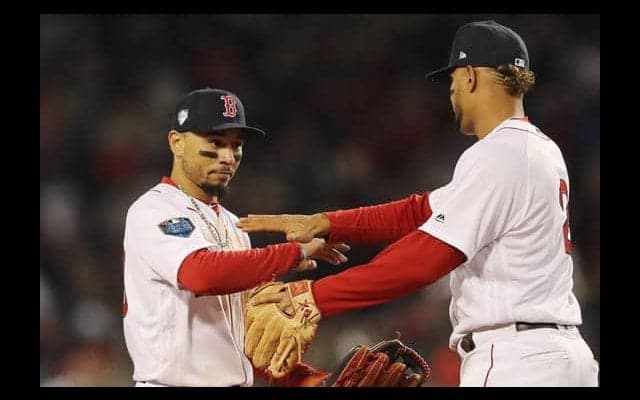 【MLB】Rソックス、WS第3戦に右翼手ベッツを二塁起用も　DH使えずマルチネスが右翼へ