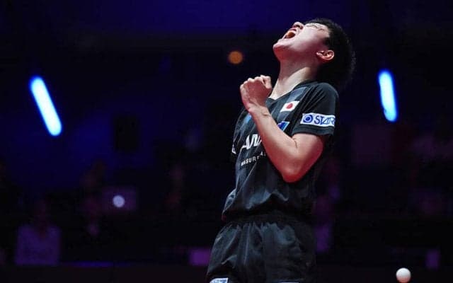 張本智和 世界ランク17位をストレートで圧倒！＜卓球・ワールドカップ＞